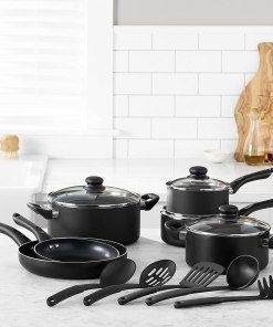 Basics 15-Piece Non-Stick Cookware Set