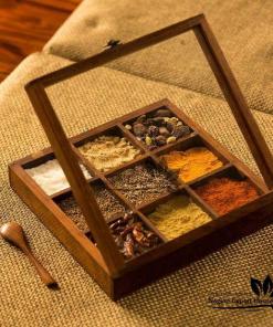 Amazing Look Kitchen Spice Wooden Stand