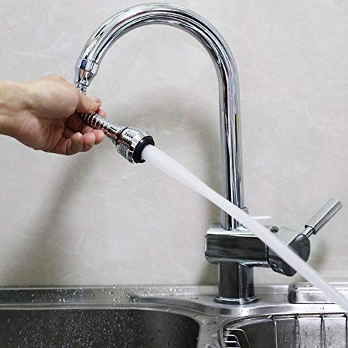 Egab Flexible Faucet Sprayer (6 inch, Silver) - Image 3