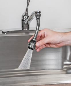 Egab Flexible Faucet Sprayer (6 inch, Silver)