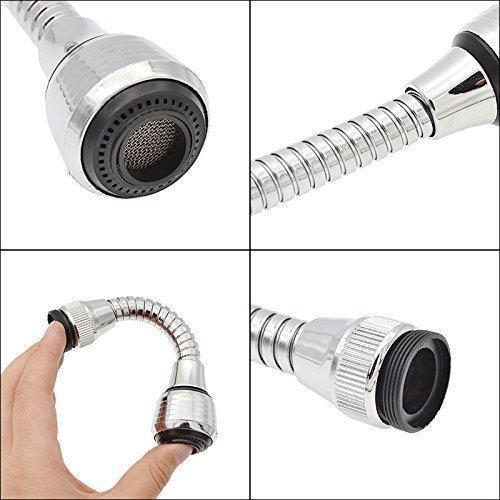Egab Flexible Faucet Sprayer (6 inch, Silver) - Image 4