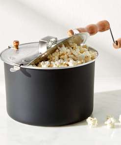 Stovetop Popcorn Popper Black