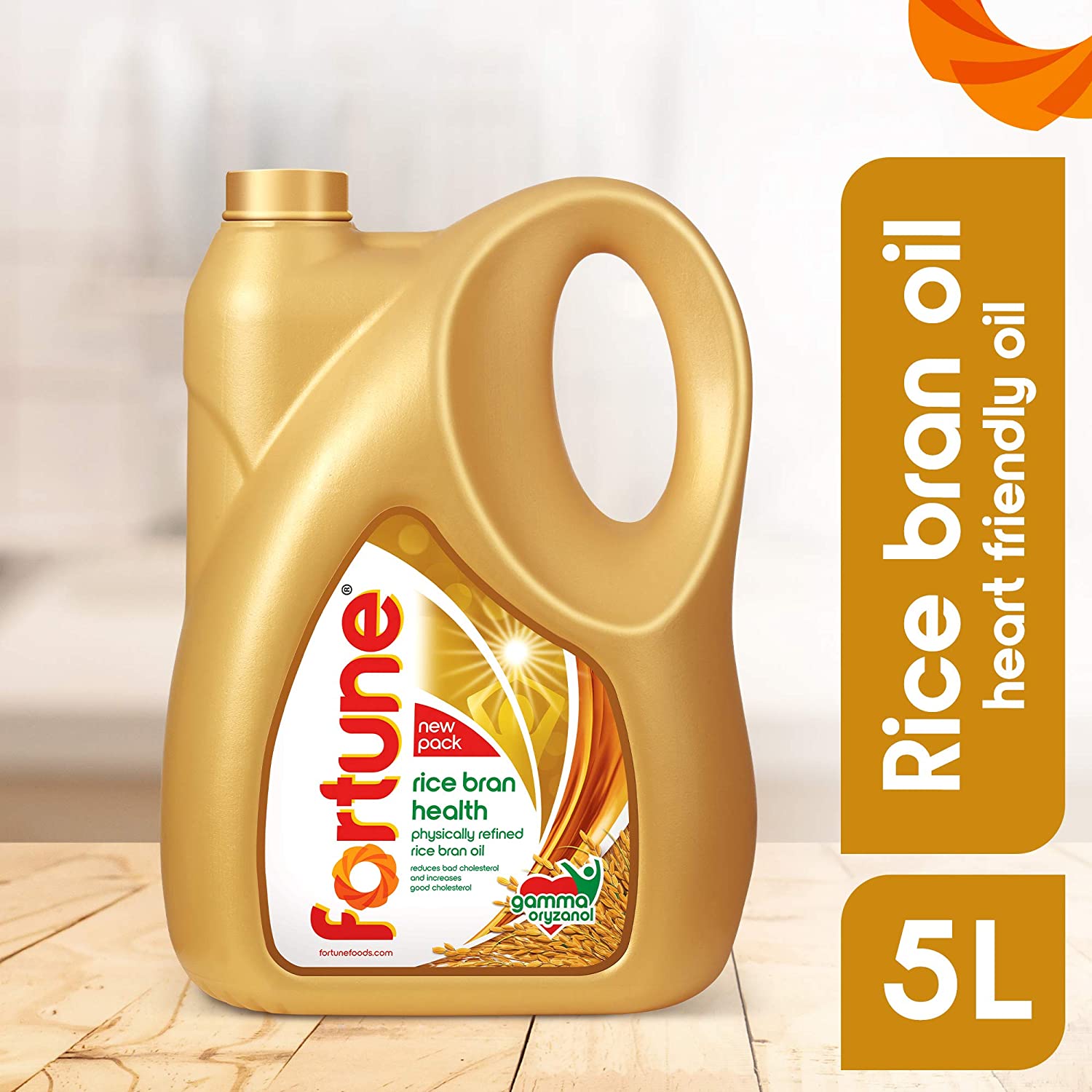 5L Jar, Rice Bran Health Oil, Cooking Oil for Healthier Heart - Image 3