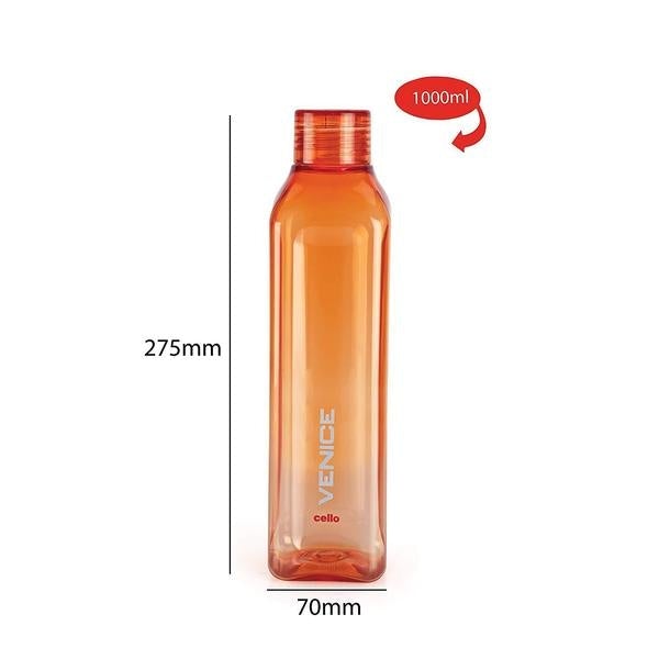 Venice Plastic Bottle Set, 1 Litre, Set of 5, Assorted - Image 4