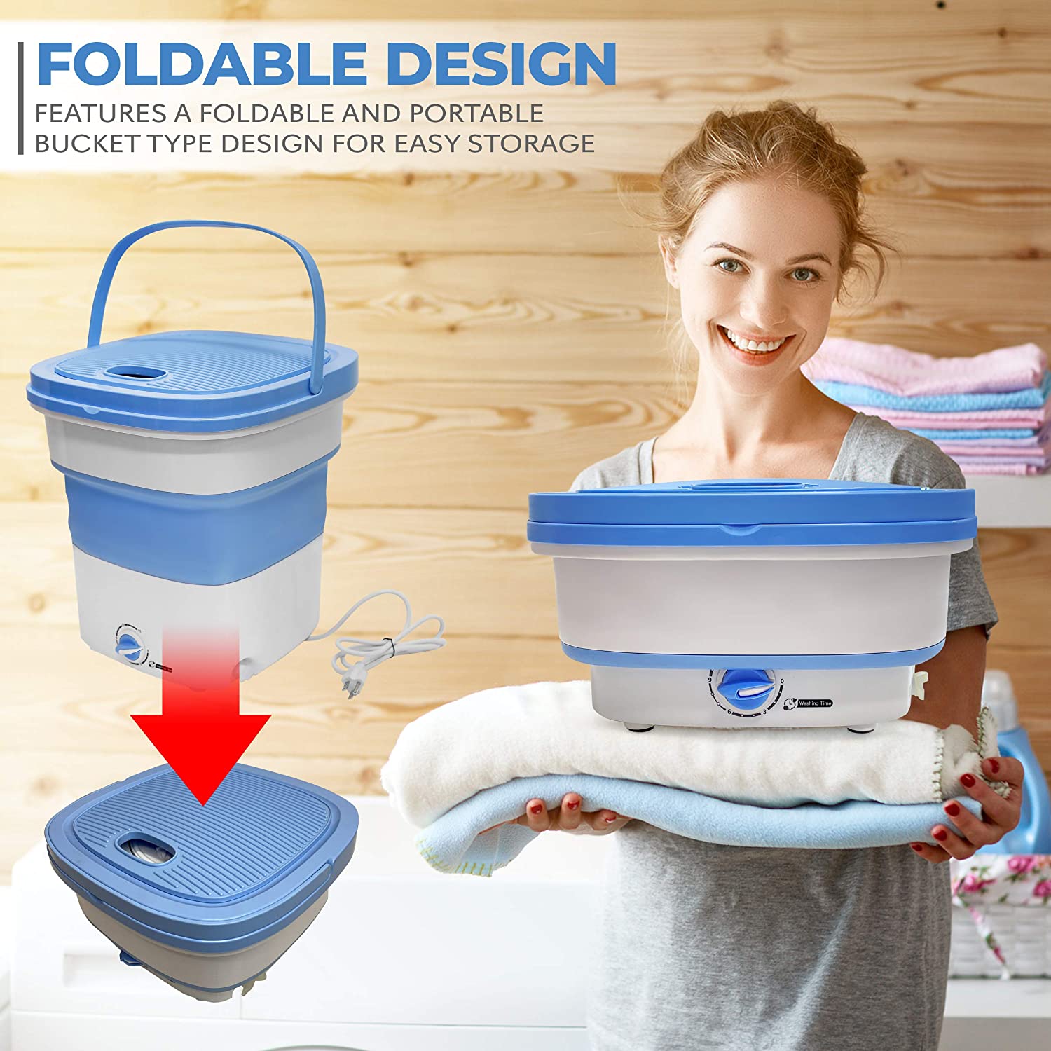 Mini Foldable Washing Machine - Image 2