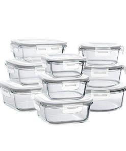 Glass Storage Containers with Lids set of all