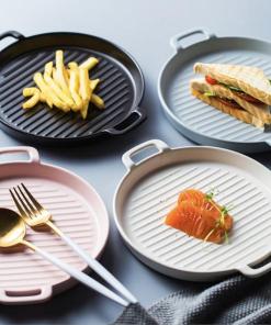 White Round Baking Plate