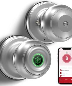 Tale K01-02 Smart Door Lock with Fingerprint, Bluetooth Mobile App & Manual Key Access