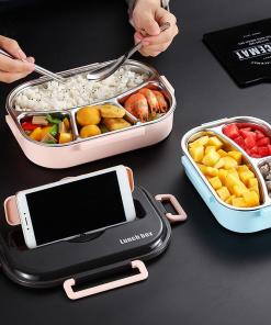 Kids Students Lunch Box 304 Stainless Steel Bento Box Lunch Boxes Food Container
