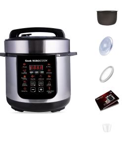 Robocook Zest 3 Litre Electric Pressure Cooker | Non–Stick Pot